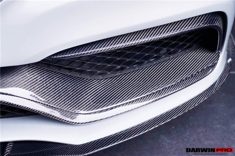 2015 - 2021 Mercedes Benz W205 C63&S AMG Carbon Fiber Front Canards