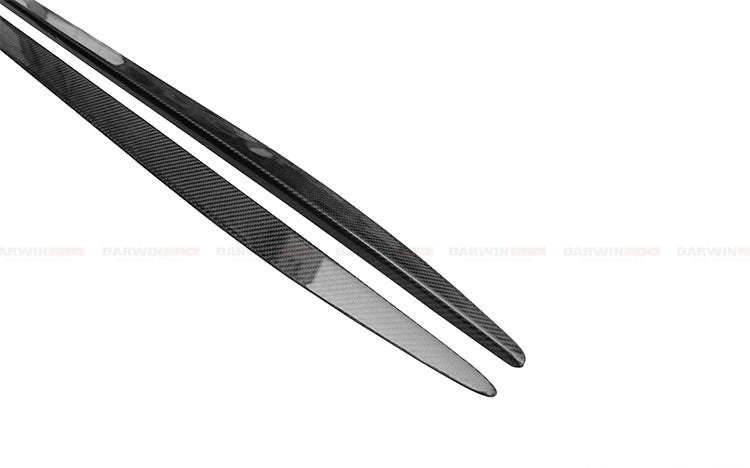2015 - 2021 Mercedes Benz W205 C63/S AMG Sedan Carbon Fiber Side Skirts Extension