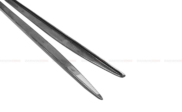2015 - 2021 Mercedes Benz W205 C63/S AMG Sedan Carbon Fiber Side Skirts Extension