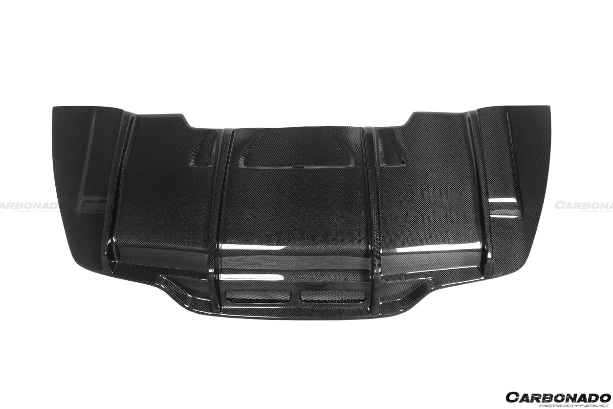 2015 - 2018 Mercedes Benz W205 C63/S AMG Coupe PS Style Rear Diffuser