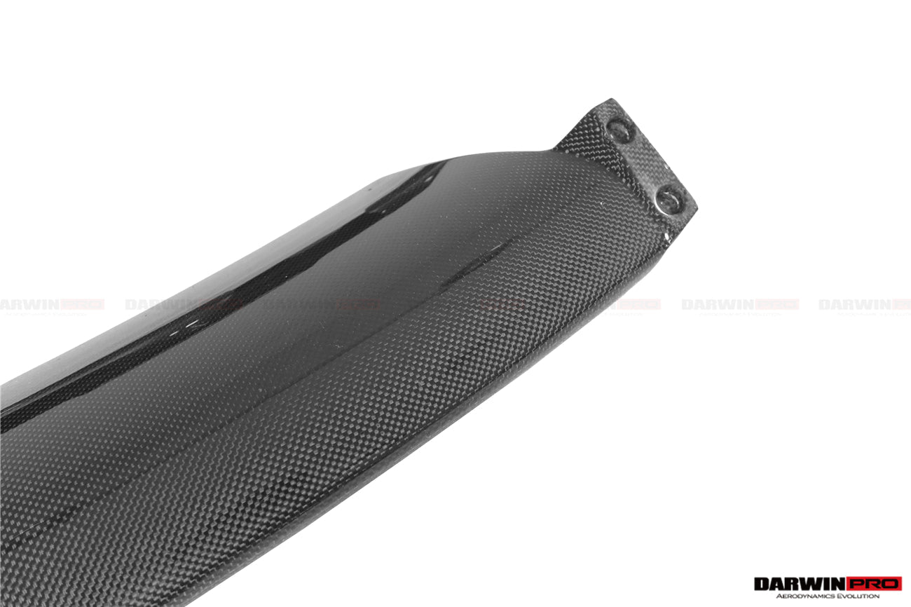 2018 - 2022 Ferrari 488 Pista Carbon Fiber Front Bumper Low Center Chin Splitter