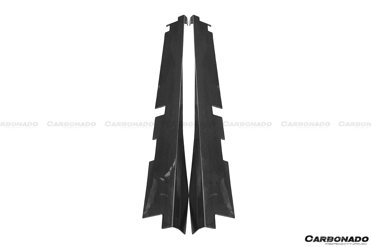 2015 - 2019 Lamborghini Huracan LP610&LP580 DC Style Carbon Fiber Side Skirts Under Board