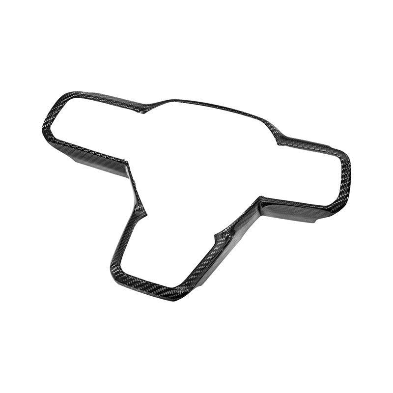 Ford Mustang S650 Factory Style Carbon Fiber Steering Wheel Trim Cover 2024-Up