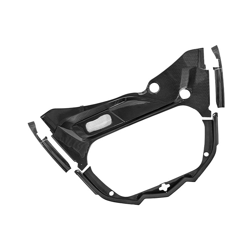 Chevrolet Corvette C8 Factory Style Dry Carbon Fiber Front Trunk Trim Cover Kit 2020-Up