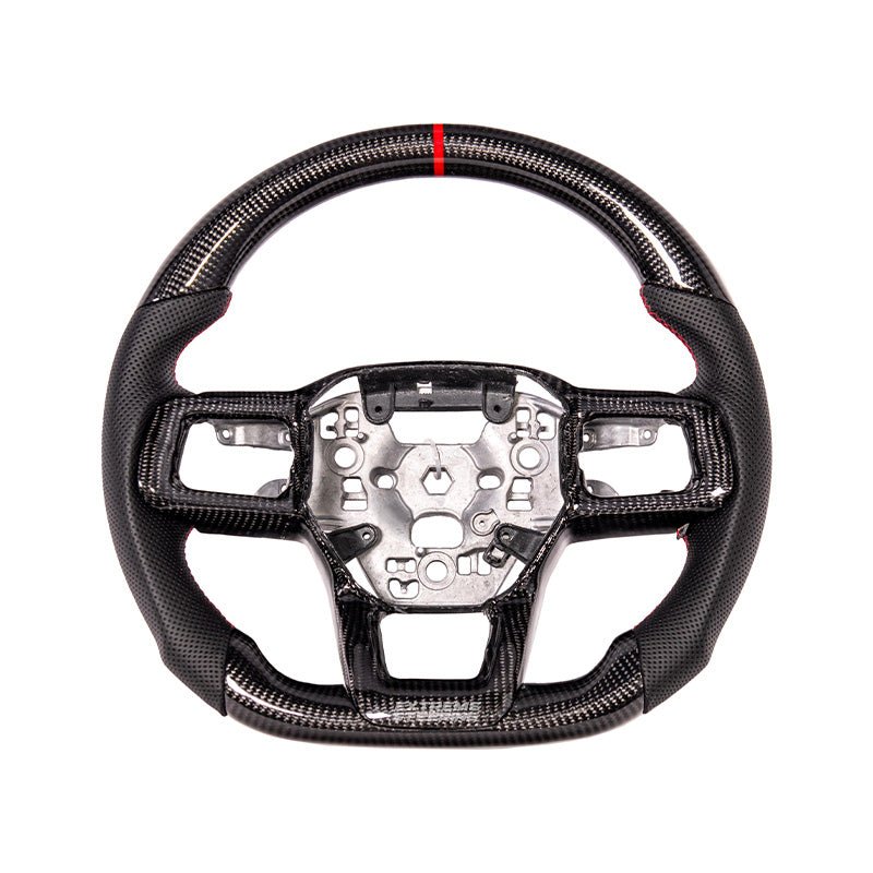 2024+ Ford Mustang Carbon Fiber Steering Wheel (Custom Order)