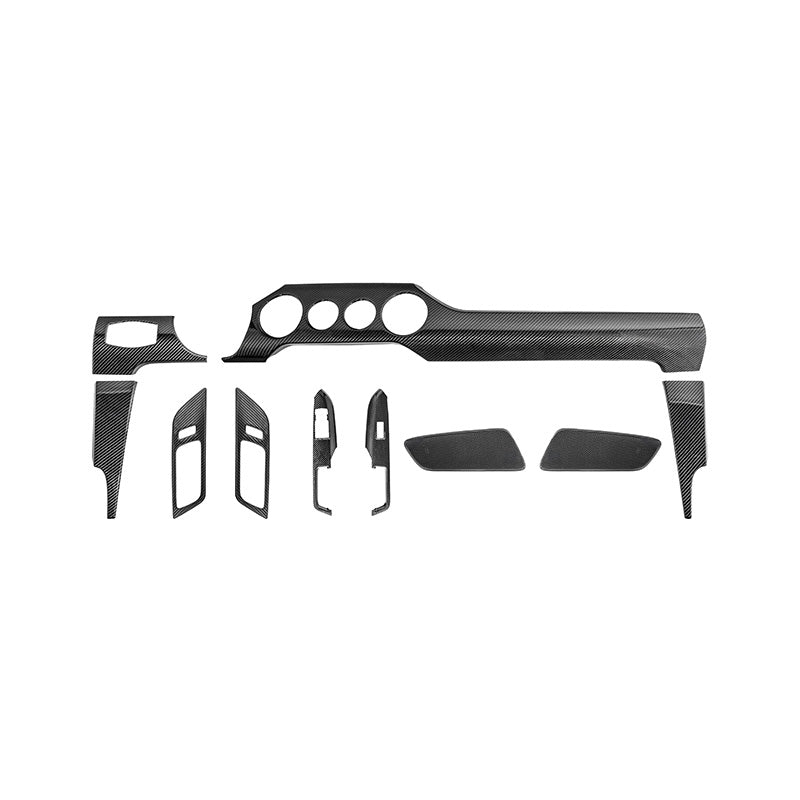 Ford Mustang S550 Carbon Fiber Interior Trim Full Bundle Kit 2015-2023