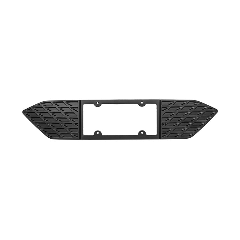 Ford Mustang S650 Matte Black Rear License Plate Frame Trim Cover 2024-Up