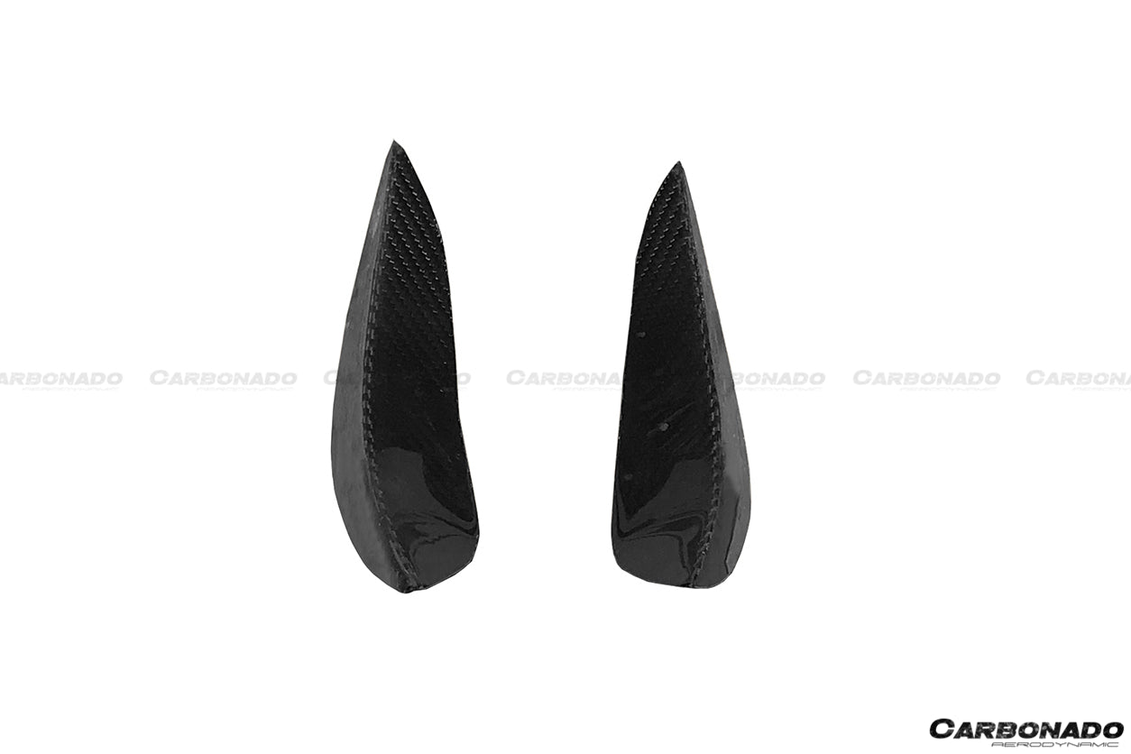 2015 - 2017 Mercedes Benz AMG GT/GTS RS Style Carbon Fiber Front Canards