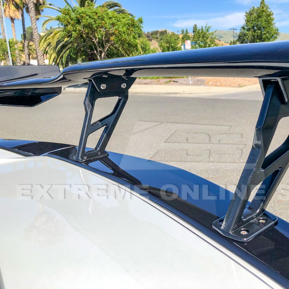 Chevrolet Corvette C7 ZR1 ZTK Style Carbon Fiber High Wing Rear Spoiler Kit 2014-2019