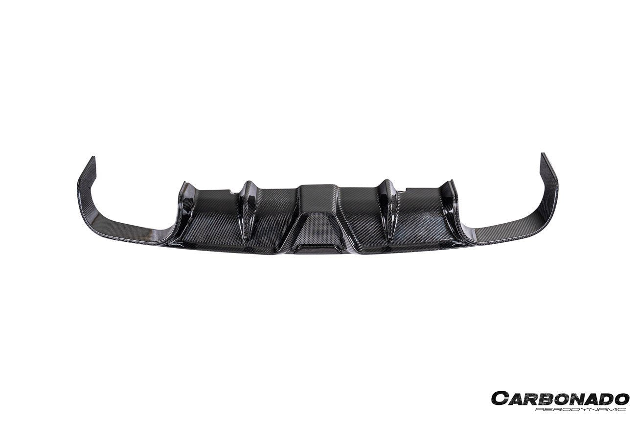 Porsche 911 991.2 Carrera KA Style Dry Carbon Fiber Rear Diffuser Lip 2017-2019