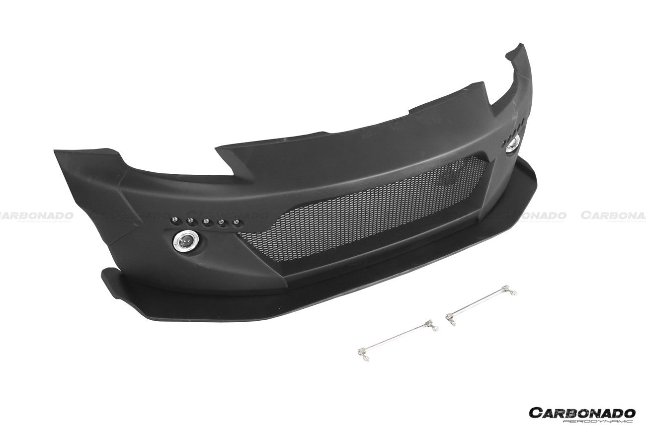 2003 - 2008 Nissan 350Z BRY Style Front Bumper with LED Lights & Support Rod