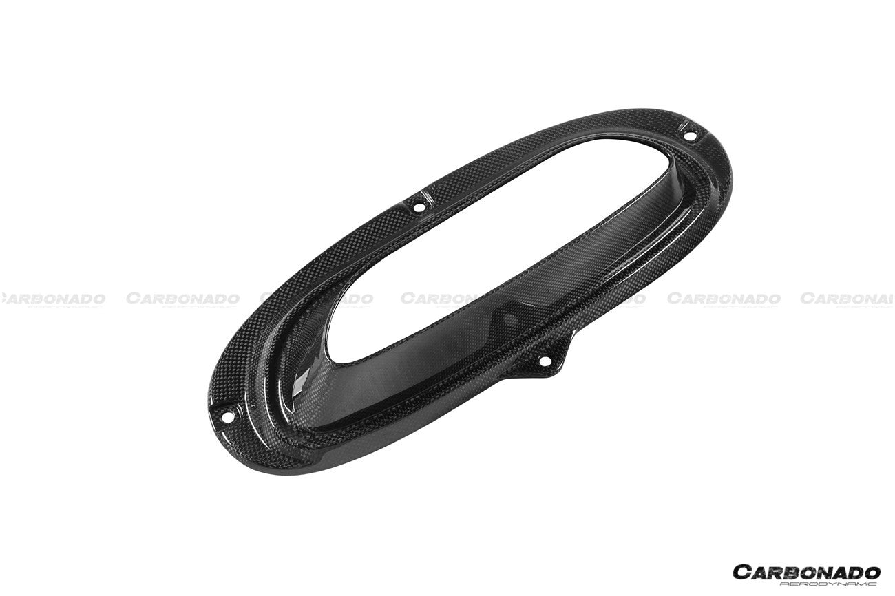 2019 - 2024 Ferrari F8 OEM Style Dry Carbon Fiber Hood Vents