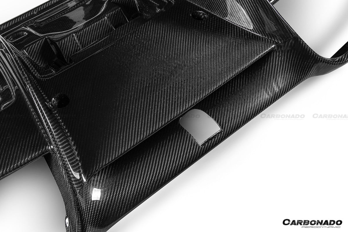 2019 - 2024 Ferrari F8 OEM Style Dry Carbon Fiber Rear Diffuser Lip