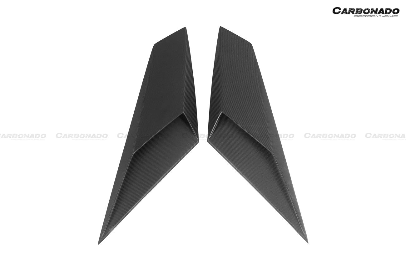 Lamborghini Aventador LB834 LP700 LP740 BKSS Style Carbon Fiber Rear Side Scoops 2011-2021