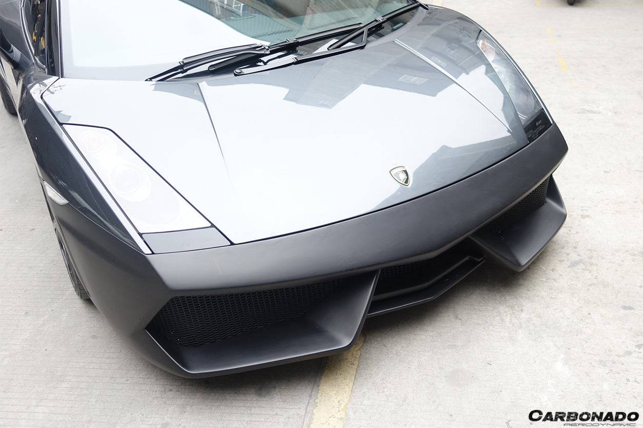 2004-2008 Lamborghini Gallardo LP570 Style Front Bumper - Carbonado