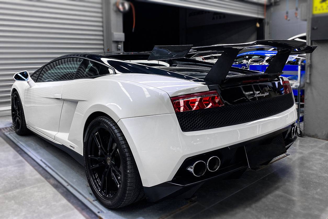 2004-2014 Lamborghini Gallardo STO Style Carbon Fiber Trunk Spoiler - Carbonado