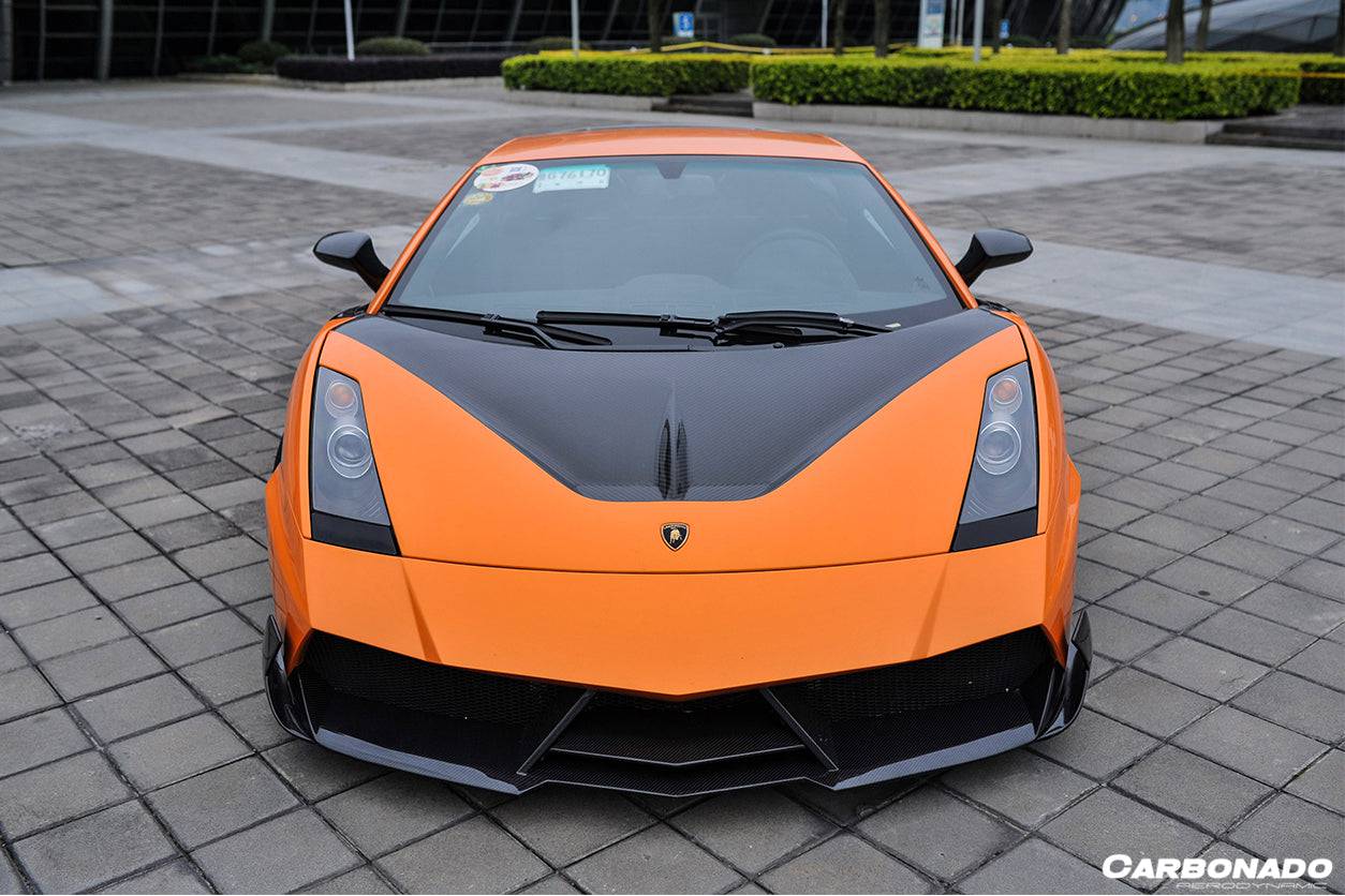 2004-2008 Lamborghini Gallardo VF Style Carbon Fiber Hood - Carbonado