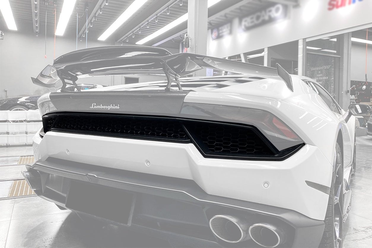 2015 - 2020 Lamborghini Huracan LP580 OE Style Carbon Rear Bumper Grille
