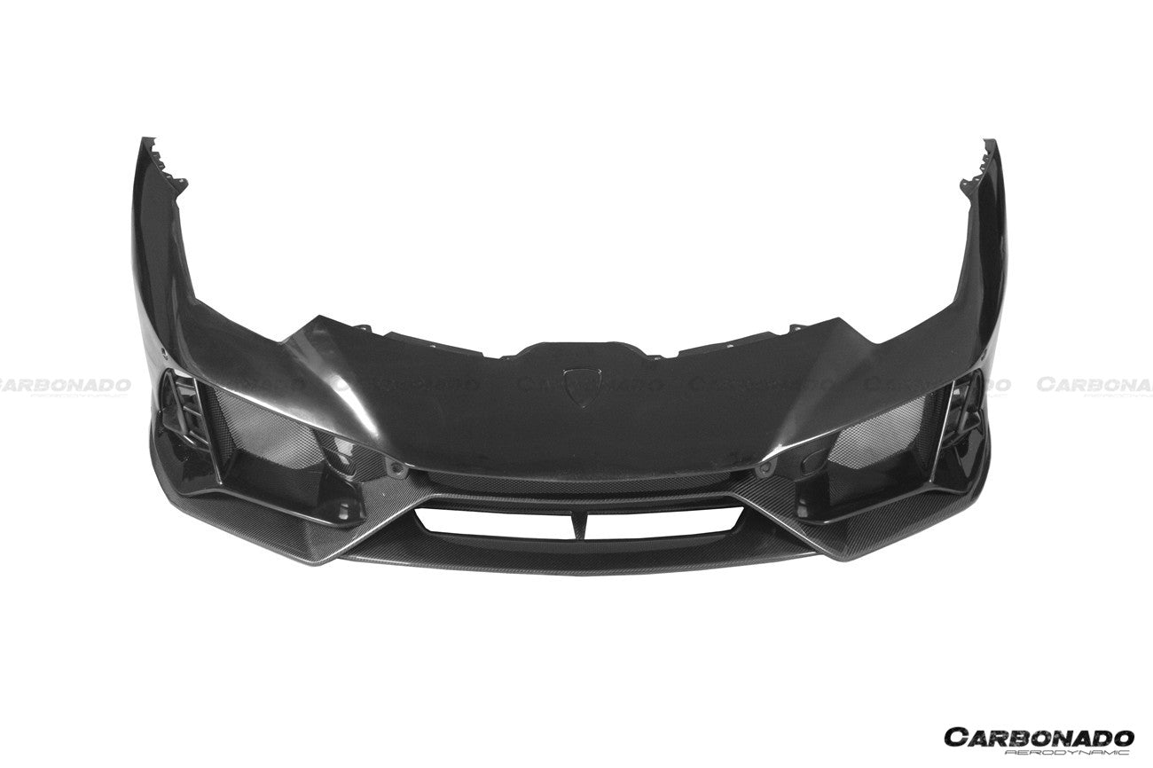 Lamborghini Huracan LP610 LP580 Evo Tecnica EVO-4WD Style Partial Carbon Front Bumper 2015-2025