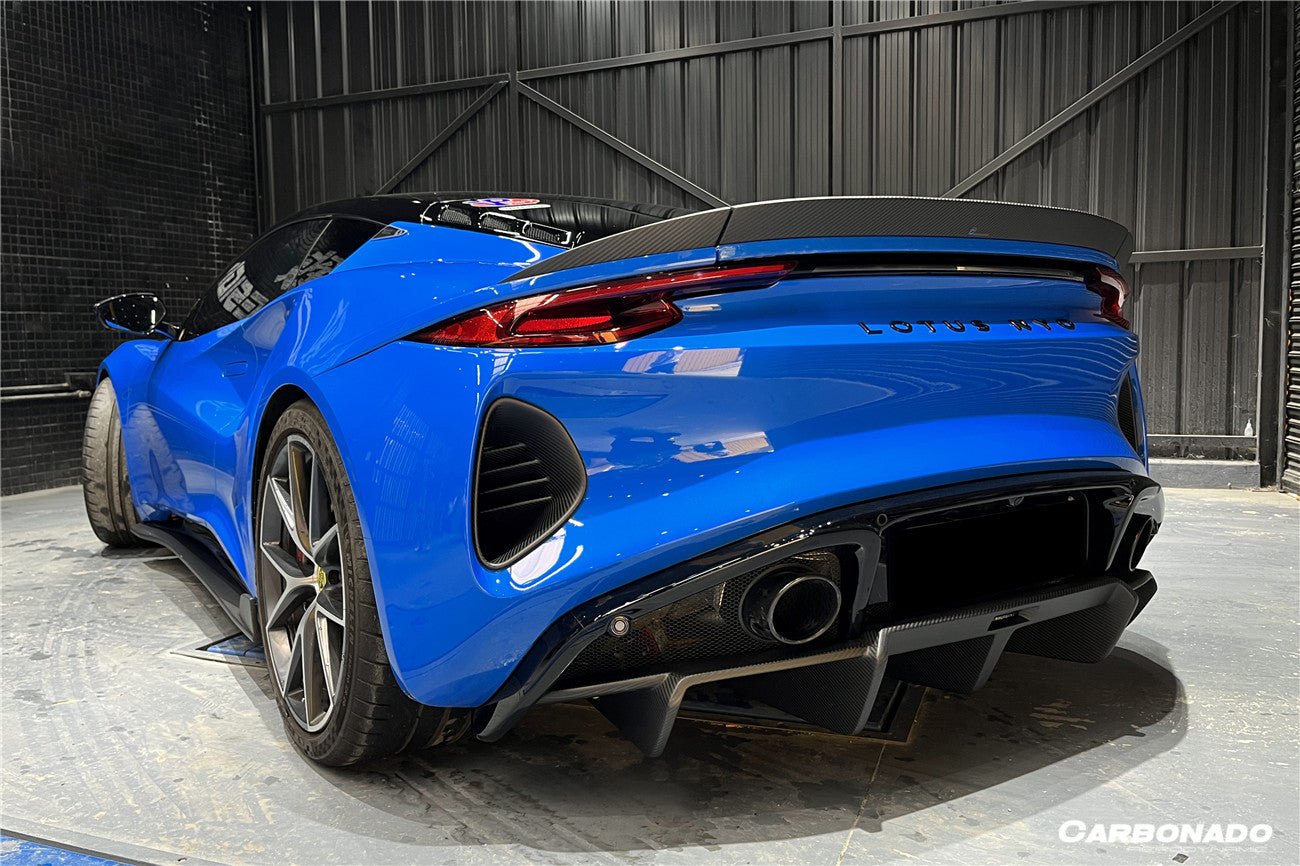 2021 - 2024 Lotus Emira OD Style Dry Carbon Fiber Rear Bumper Vents