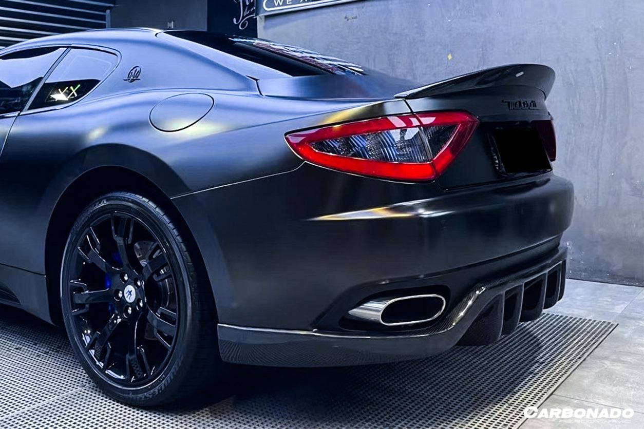 2012-2022 Maserati GranTurismo Sport & MC 4.7L Style Carbon Fiber Trunk Spoiler - Carbonado