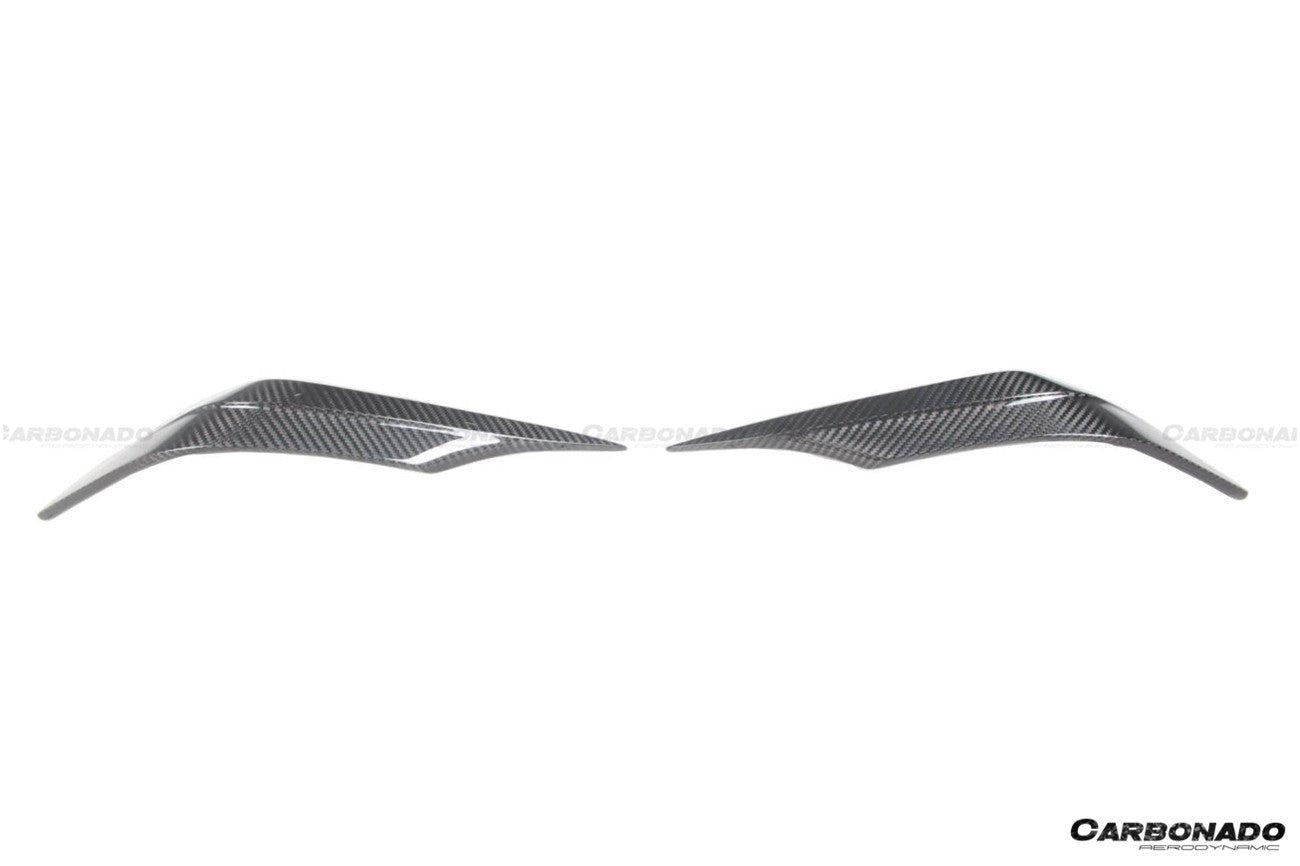 2020 - 2024 Maserati MC20 NVT Style Dry Carbon Fiber Front Lip Splitter