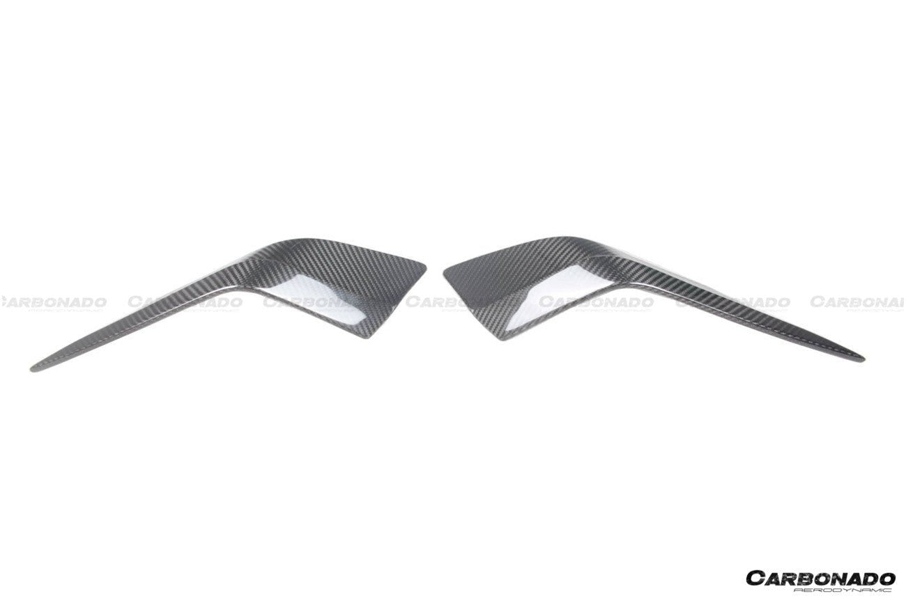 2020 - 2024 Maserati MC20 NVT Style Dry Carbon Fiber Front Lip Splitter