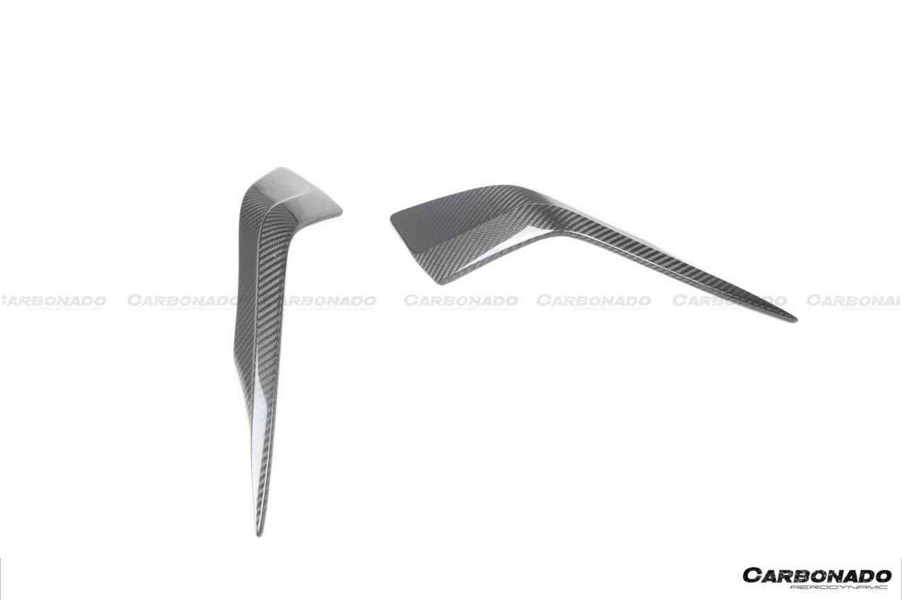 2020 - 2024 Maserati MC20 NVT Style Dry Carbon Fiber Front Lip Splitter