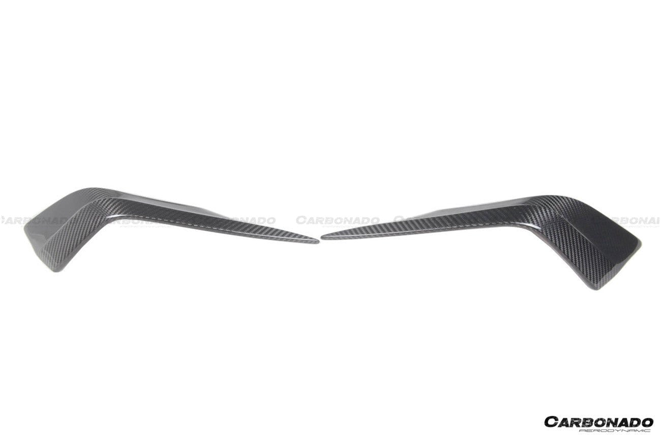 2020 - 2024 Maserati MC20 NVT Style Dry Carbon Fiber Front Lip Splitter