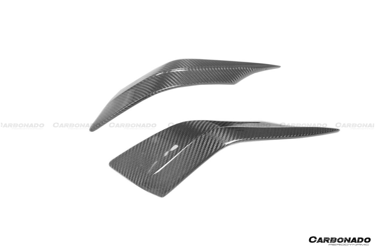 2020 - 2024 Maserati MC20 NVT Style Dry Carbon Fiber Front Lip Splitter