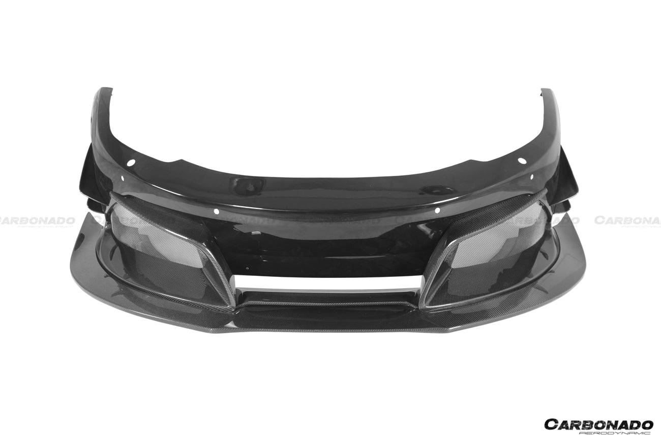 McLaren MP4-12C P11 Rebel Performance Style Front Bumper with Lip 2011-2014