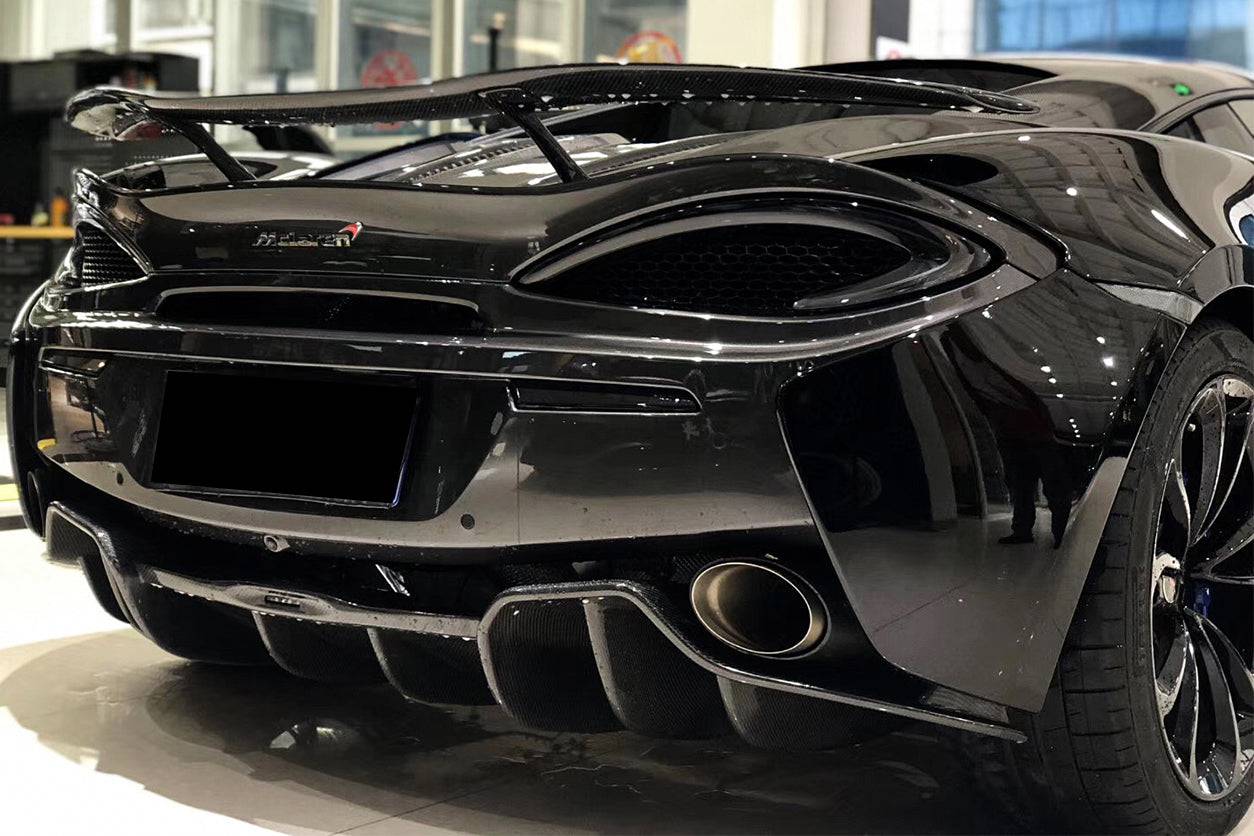 2015-2020 McLaren 540C/570S/570GT OEM Style Carbon Fiber Rear Diffuser - Carbonado