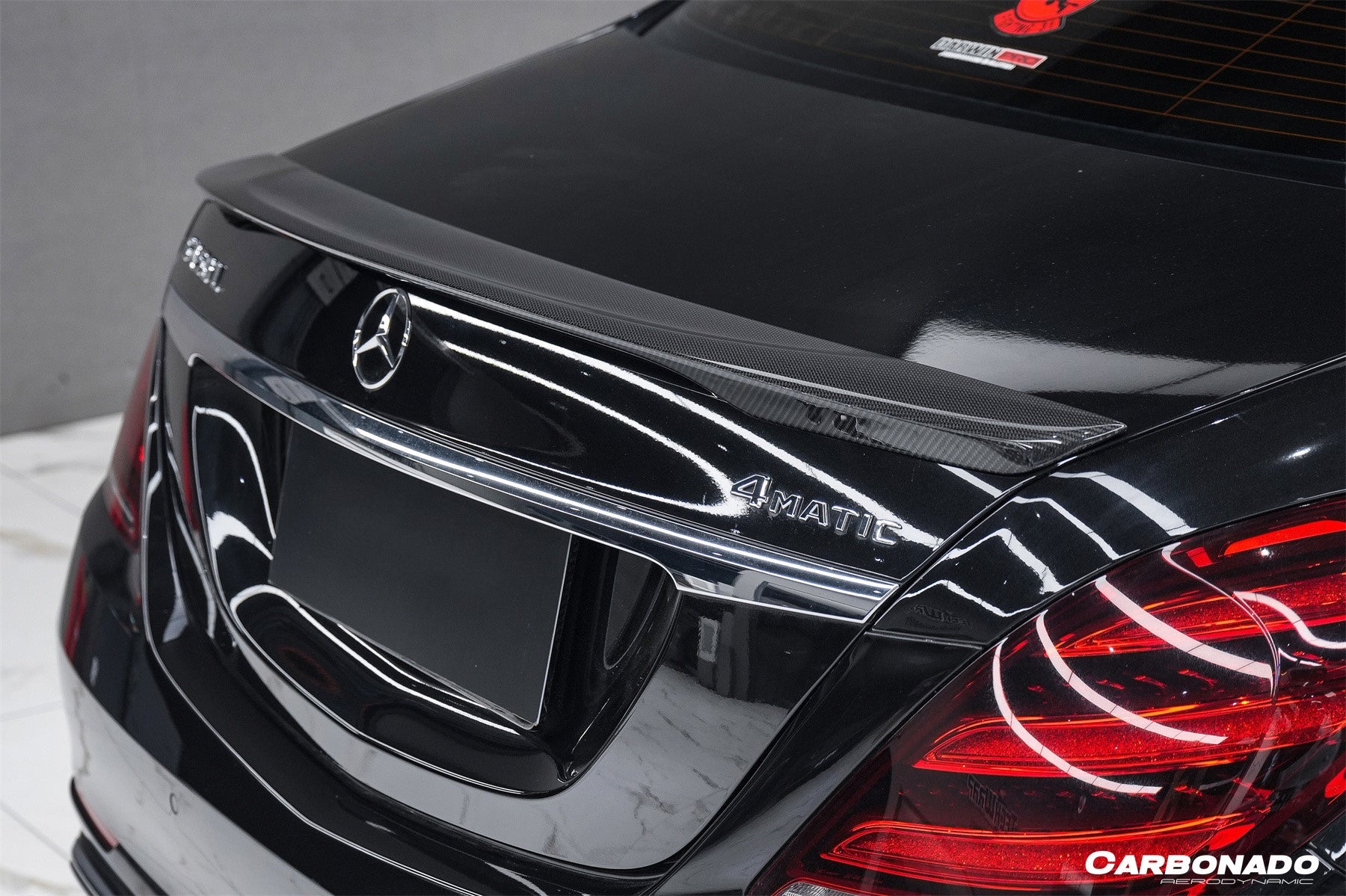 2014 - 2020 Mercedes Benz S Class W222 Sedan S63 S65 AMG RT Style Carbon Fiber Trunk Spoiler