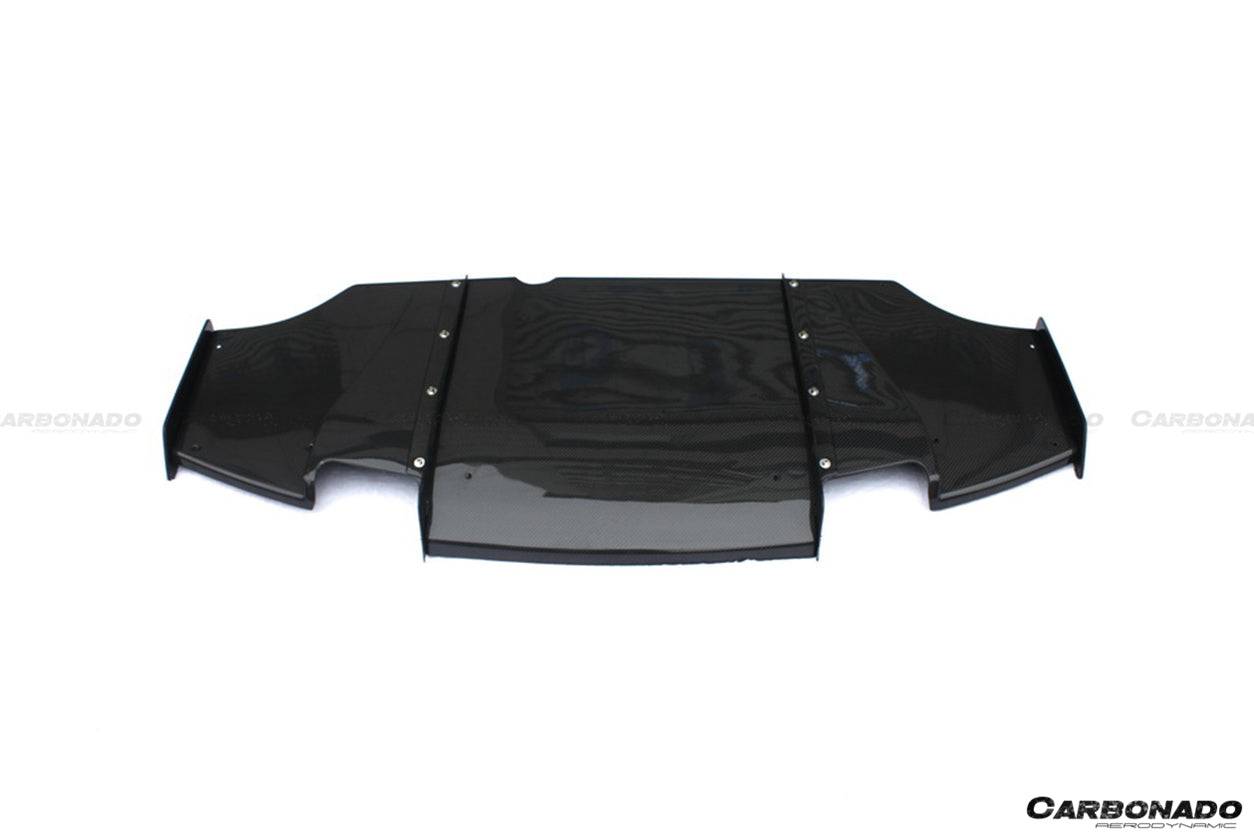 Mitsubishi Lancer Evolution X VRS Style Carbon Fiber Rear Diffuser 2008-2016