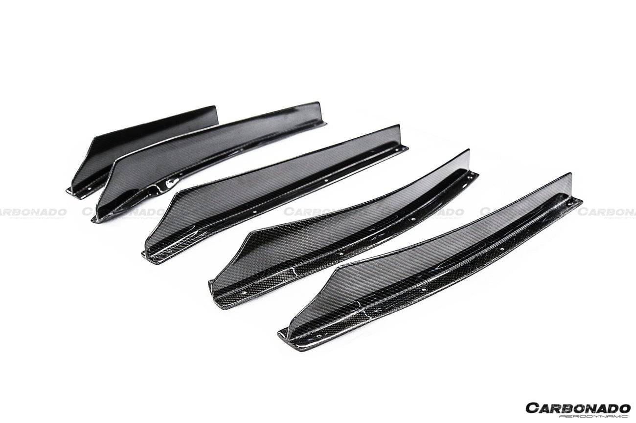 Nissan GT-R R35 BKSS Style Carbon Fiber Rear Diffuser Canards DBA EBA 2012-2023