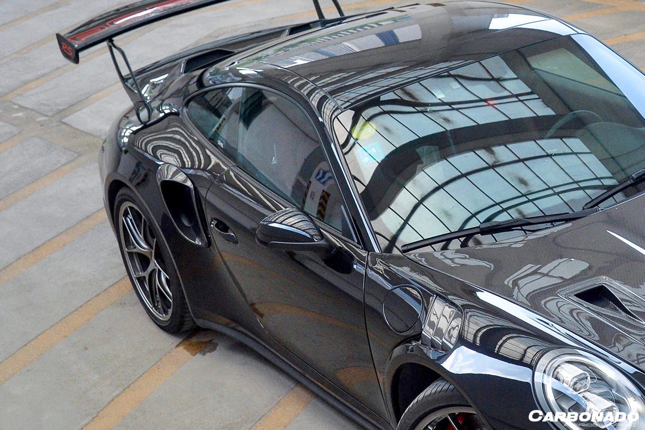 2013-2019 Porsche 991 Carrera & Targa S & 4 & 4s GT2RS Style Carbon Fiber Hood - Carbonado
