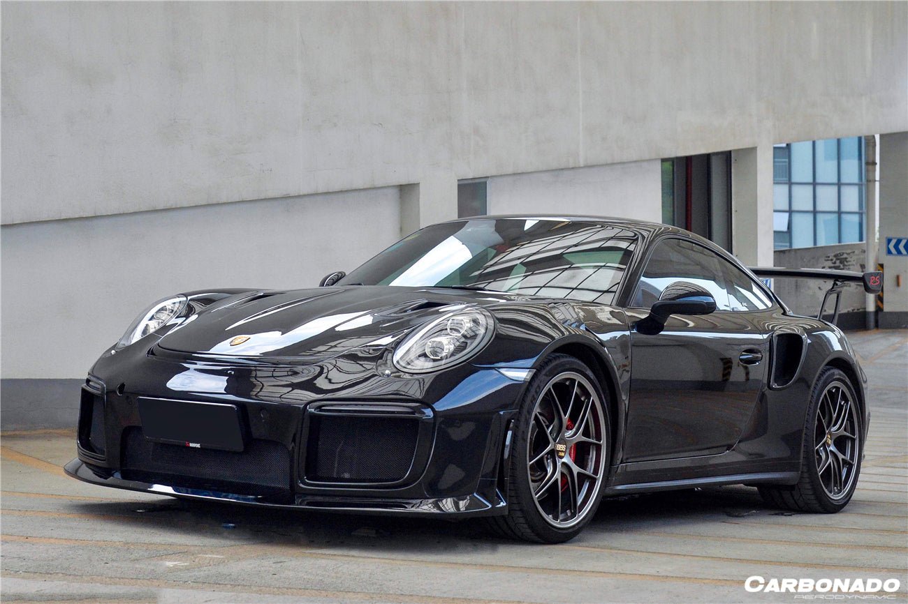 2013-2019 Porsche 991 Carrera & Targa S & 4 & 4s GT2RS Style Carbon Fiber Hood - Carbonado
