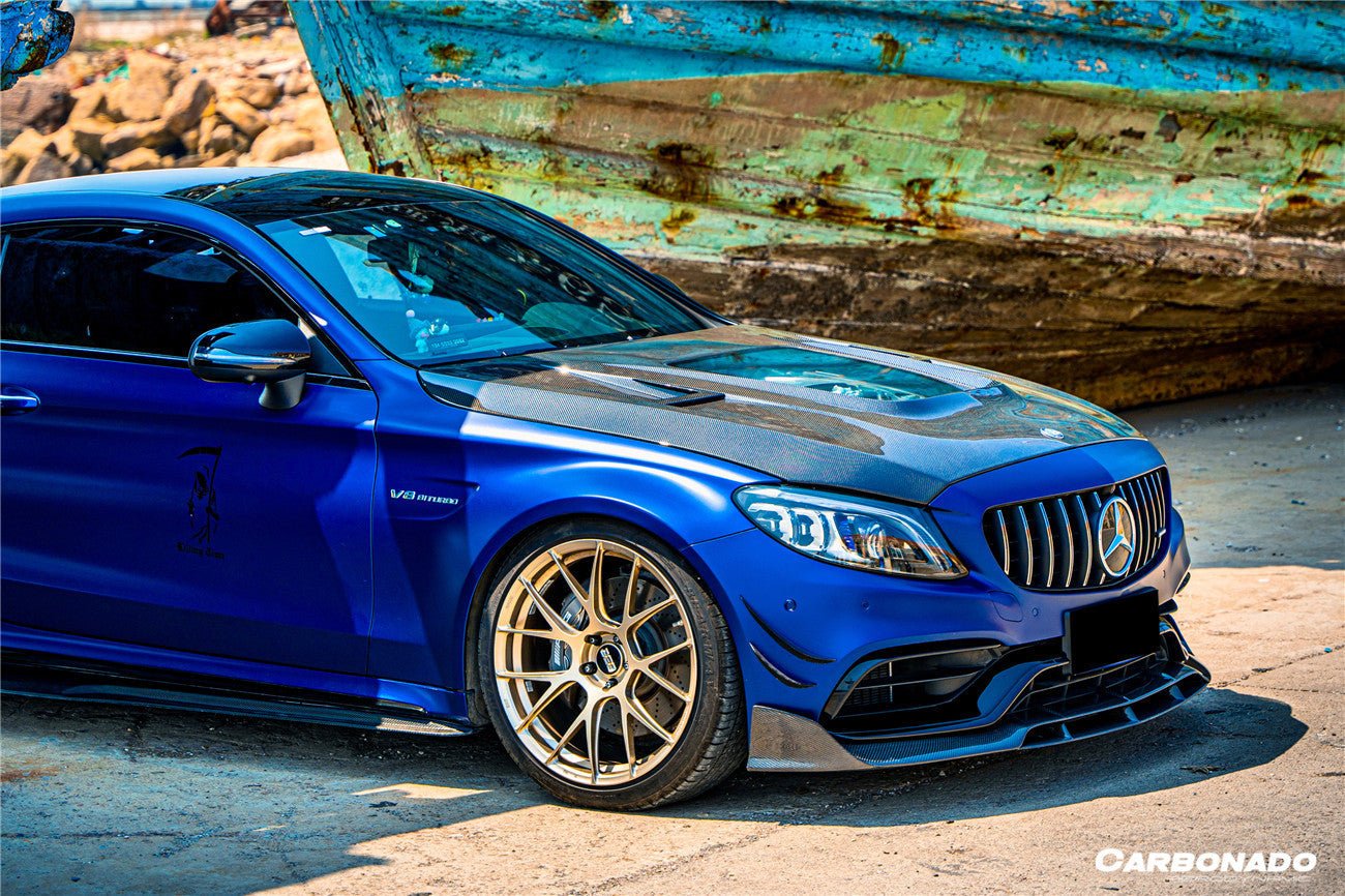 2015 - 2021 Mercedes Benz C-Class W205 Coupe PS Style Side Skirts