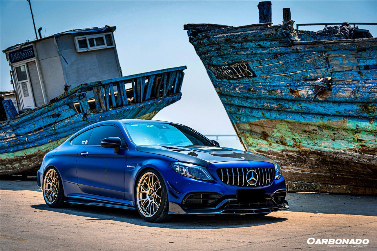 2015 - 2021 Mercedes Benz W205 C63 & S AMG Coupe BR Style Front Lip
