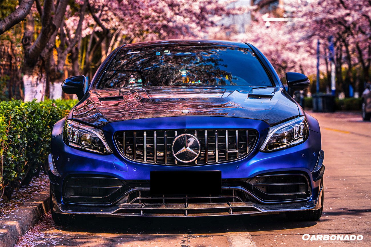 2015 - 2021 Mercedes Benz W205 C63 & S AMG Coupe BR Style Front Lip