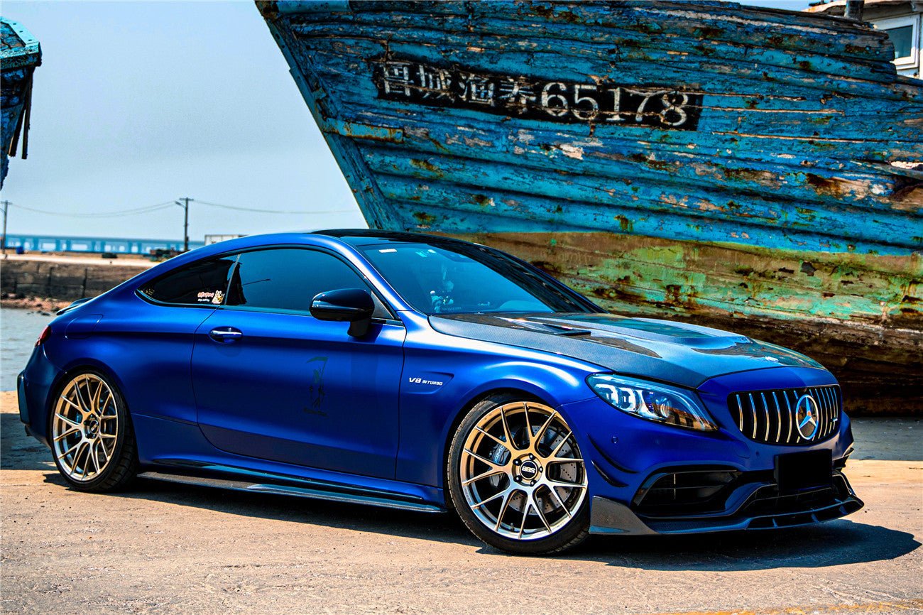 2015 - 2021 Mercedes Benz C-Class W205 Coupe PS Style Side Skirts