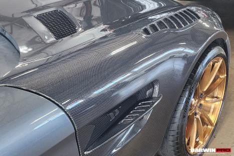 2015 - 2021 Mercedes Benz AMG GT/GTS/GTC/GTR BK Style Partial Carbon Fiber Front Fender