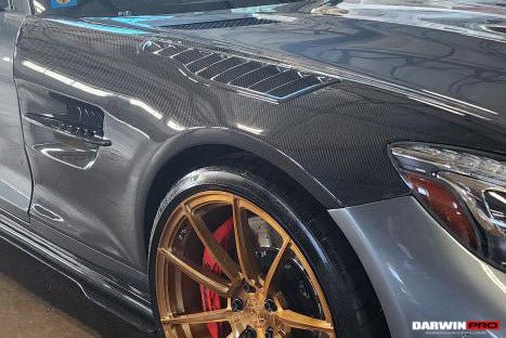 2015 - 2021 Mercedes Benz AMG GT/GTS/GTC/GTR BK Style Partial Carbon Fiber Front Fender