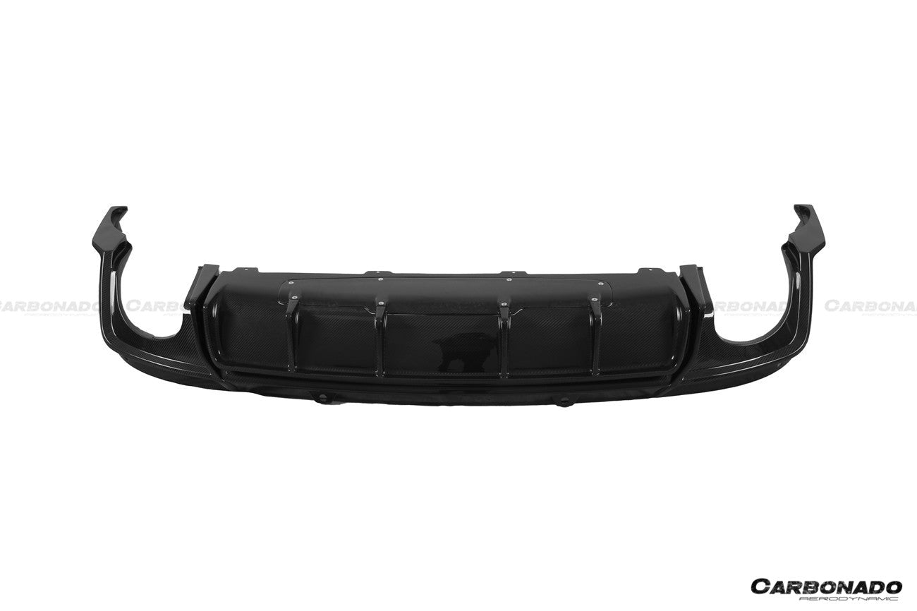 Audi RSQ8 AD Style Dry Carbon Fiber Rear Diffuser Lip 2020-2023
