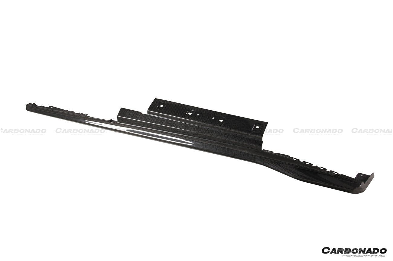 2017 - 2024 Ferrari 812 Superfast & GTS OEM Style Dry Carbon Fiber Side Skirts