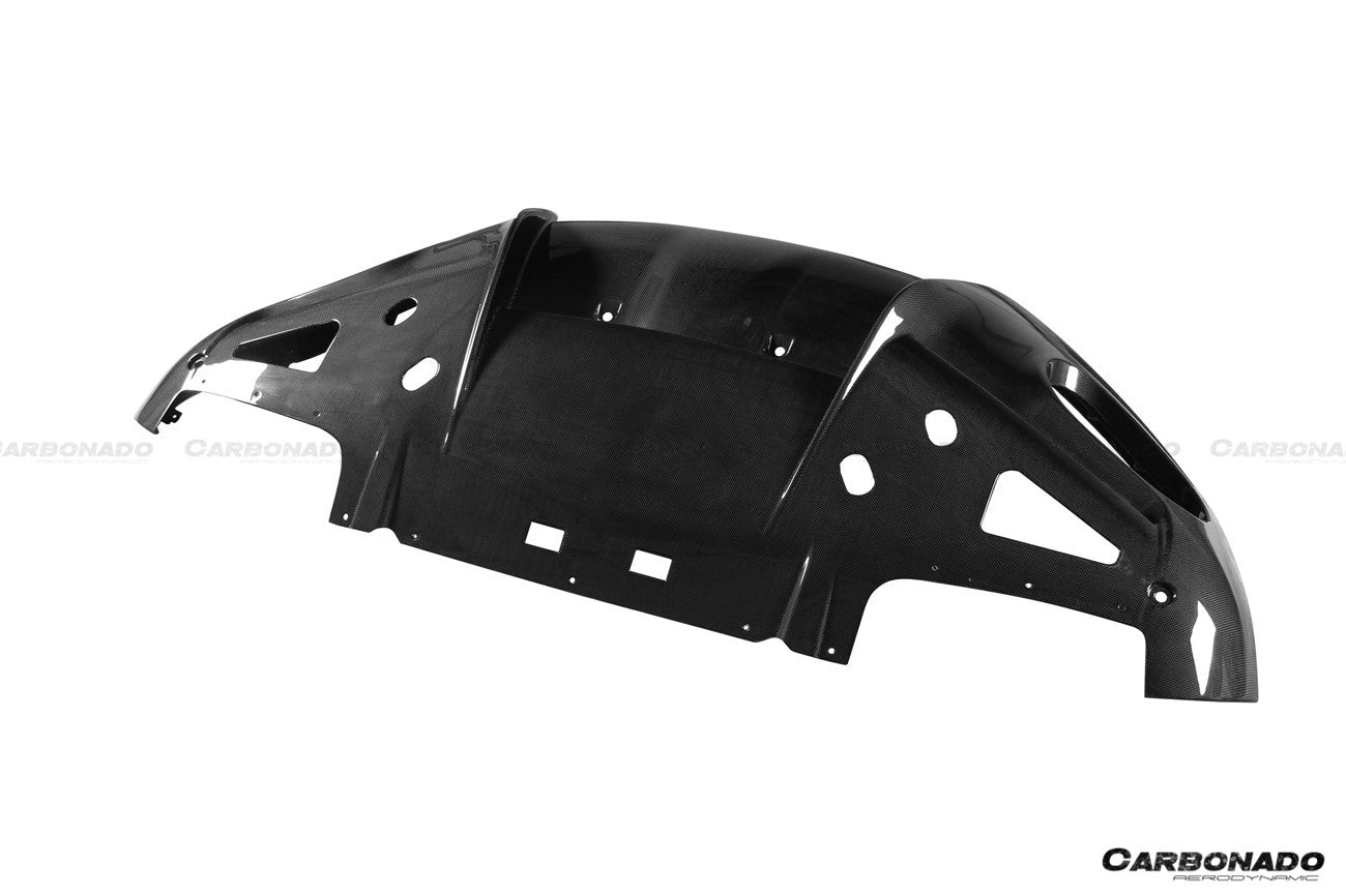 2021 - 2024 Ferrari ROMA OEM Style Dry Carbon Fiber Rear Diffuser