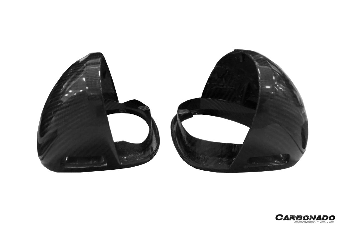Porsche Macan 95B Autoclave Carbon Fiber Mirror Housing Replacements With BSA Holes 2014-2024