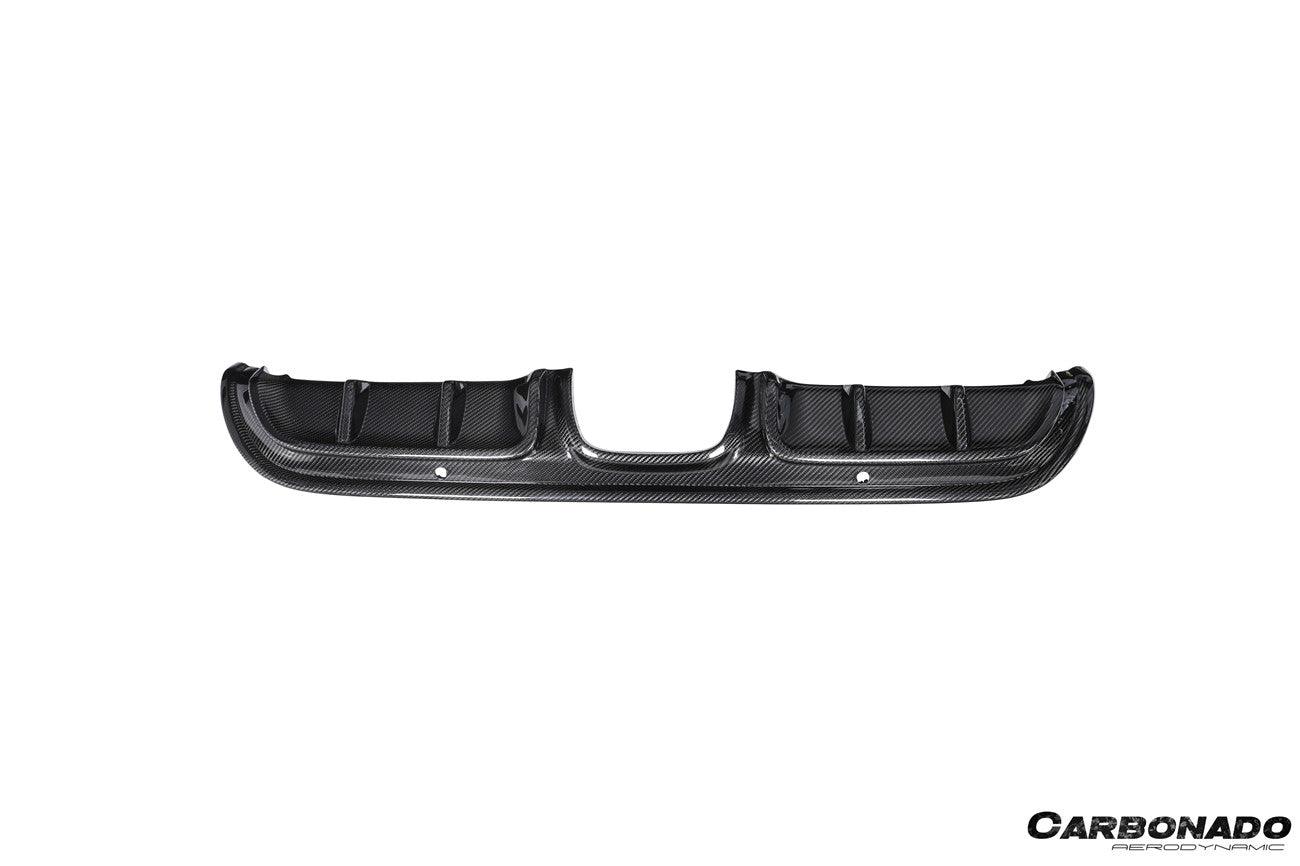 Porsche 718 Cayman Boxster GTS Style Dry Carbon Fiber Rear Diffuser Lip 2017-2025