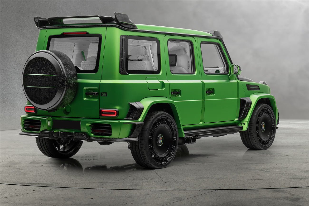 2018-2025 Mercedes Benz G63 AMG & G550 W464 W465 G-Wagon MSY Style Dry Carbon Fiber Spare Wheel Tire Replacement - Carbonado