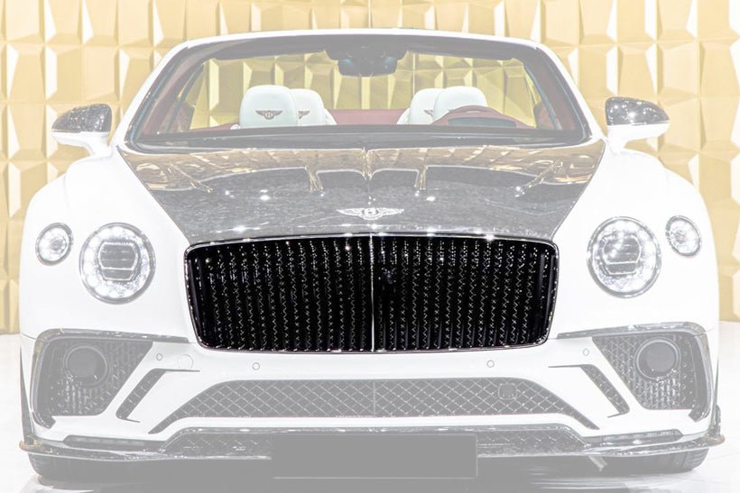 2018-2023 Bentley Continental GT & GTC MSY Style DRY Carbon Fiber Grill - Carbonado